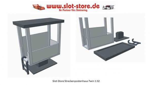 Slot-Store Streckenpostenhaus Twin 1:32 SPH132-TW